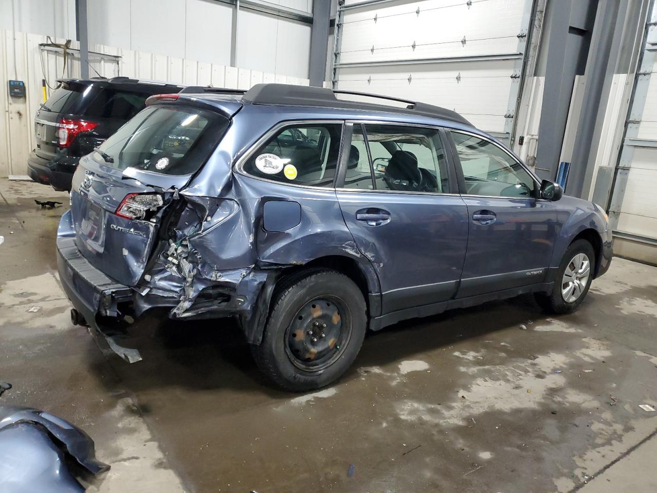 2013 Subaru Outback VIN 4S4BRCAC0D3266322 Copart auction photo, rear end damage thumbnail 3