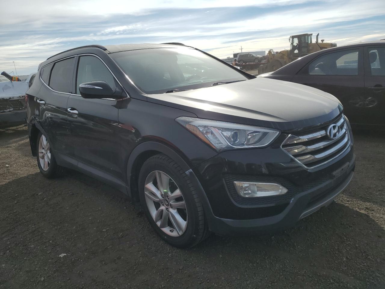 2013 Hyundai Santa Fe VIN 5XYZUDLA2DG114606 Copart auction photo, side damage thumbnail 4