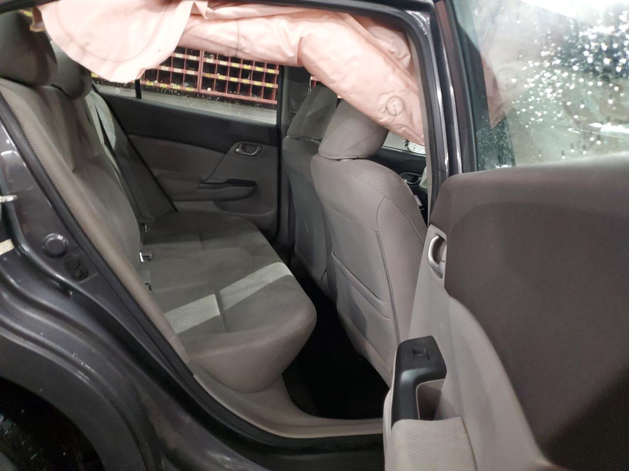 2012 Honda Civic VIN 2HGFB2F58CH596639 Copart auction photo, front end / side damage thumbnail 10