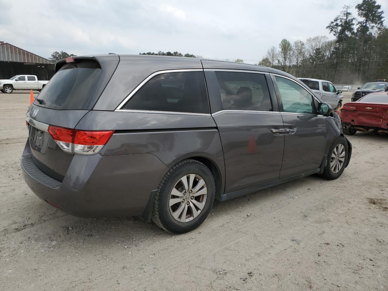 2014 Honda Odyssey VIN 5FNRL5H61EB004099 Copart auction photo, front end damage thumbnail 3