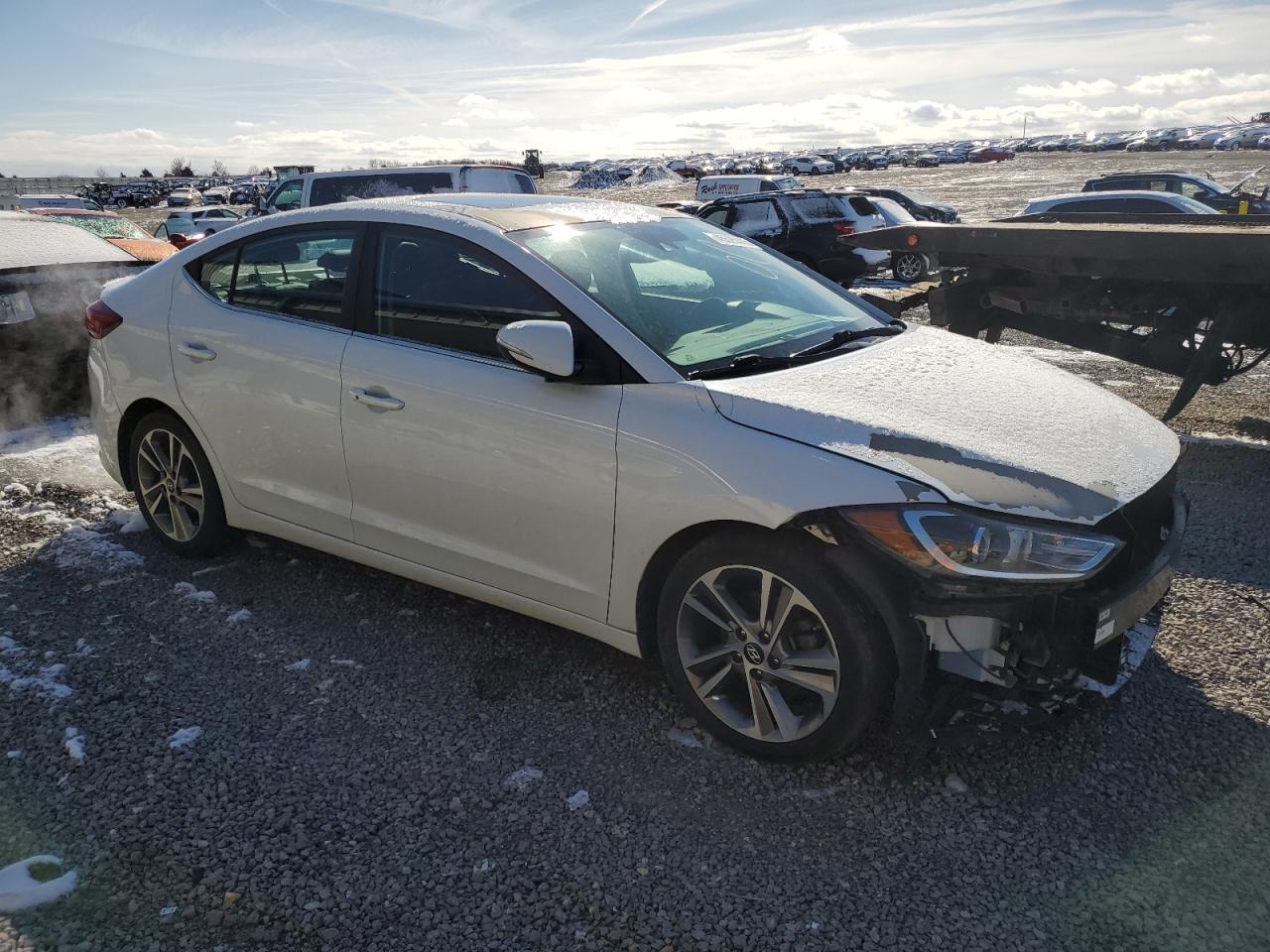2018 Hyundai Elantra VIN 5NPD84LF7JH298505 Copart auction photo, all over damage thumbnail 4
