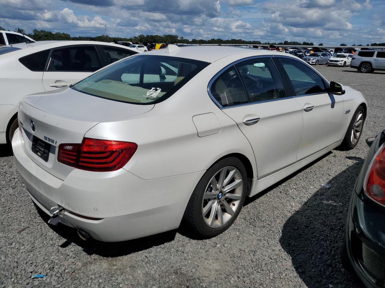 2014 BMW 5er VIN WBA5B3C51ED534789 Copart auction photo, water/flood damage thumbnail 3