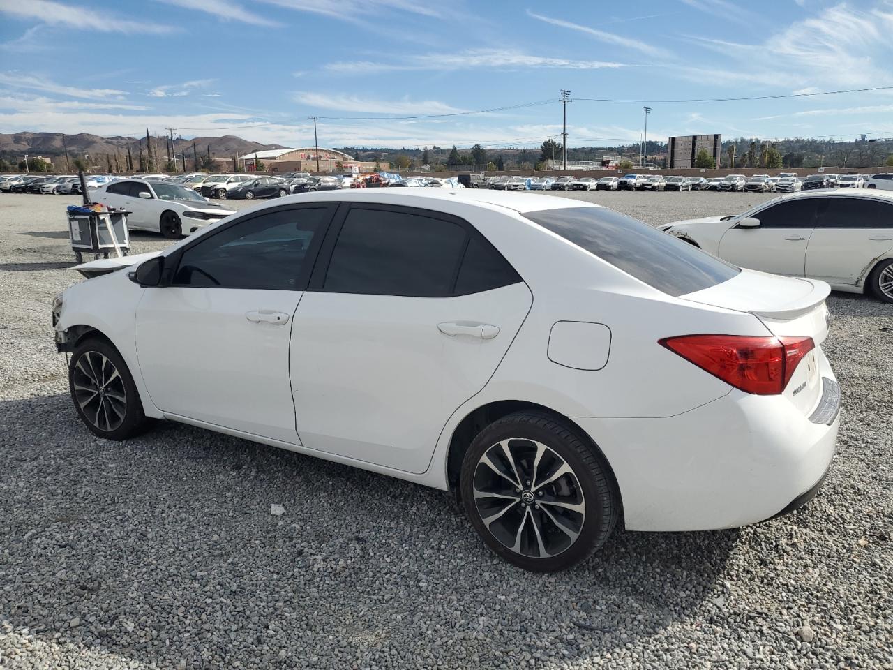 2017 Toyota Corolla VIN 5YFBURHE6HP599912 Copart auction photo, front end damage thumbnail 2