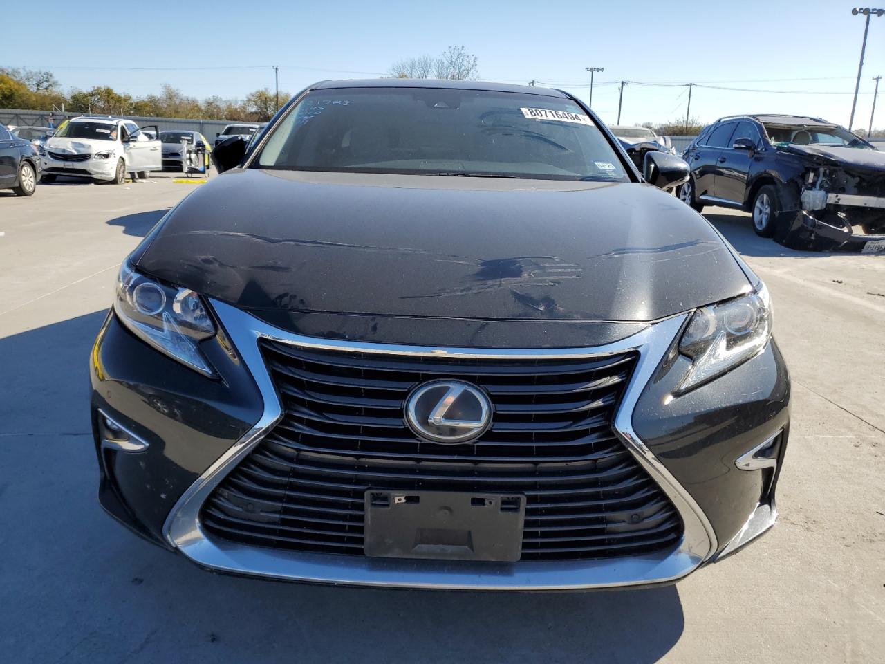 2017 Lexus ES VIN JTHBK1GG1H2255637 Copart auction photo, rear end damage thumbnail 5