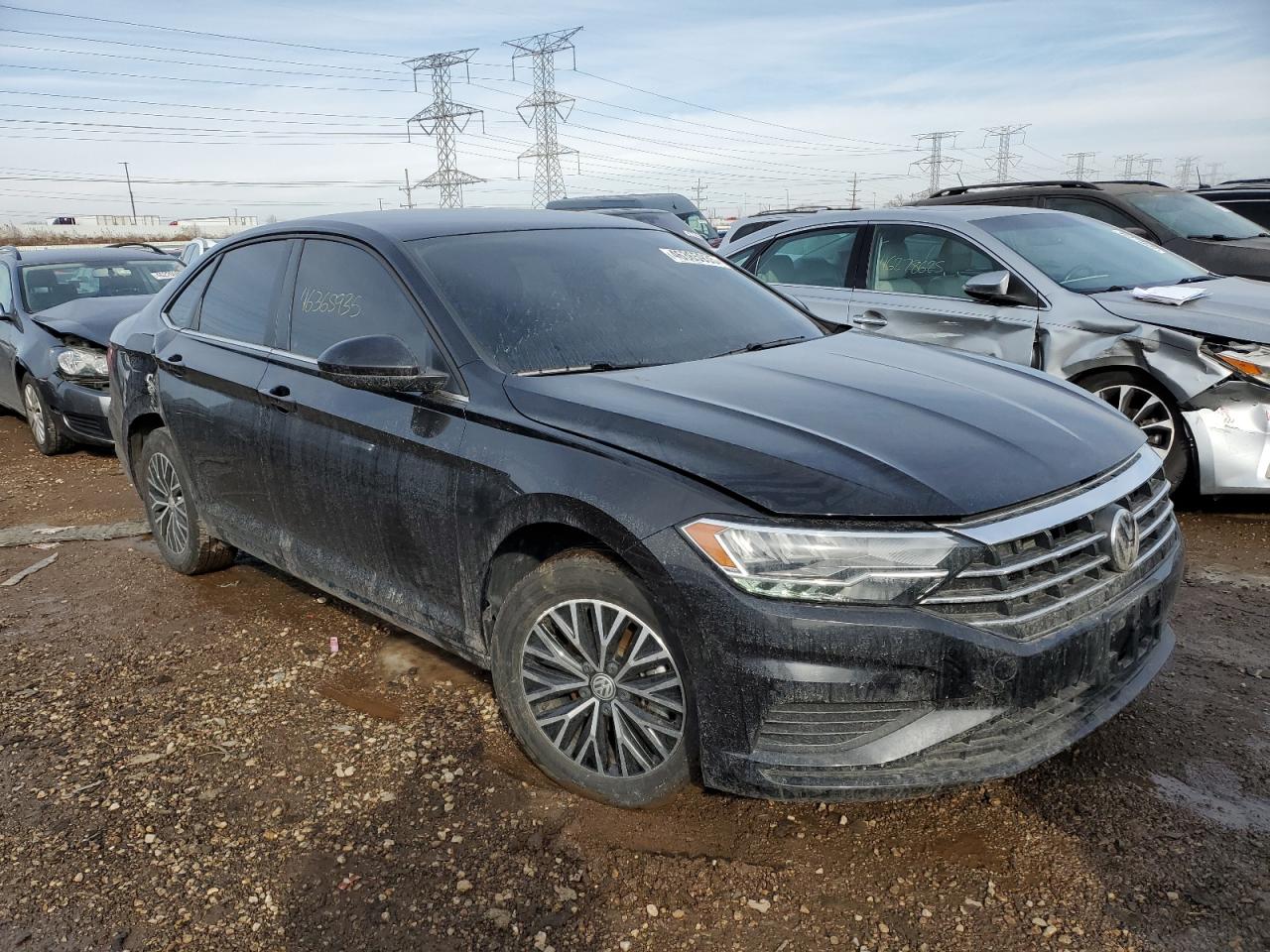 2021 Volkswagen Jetta VIN 3VWC57BUXMM099255 Copart auction photo, side / minor dent/scratches damage thumbnail 4