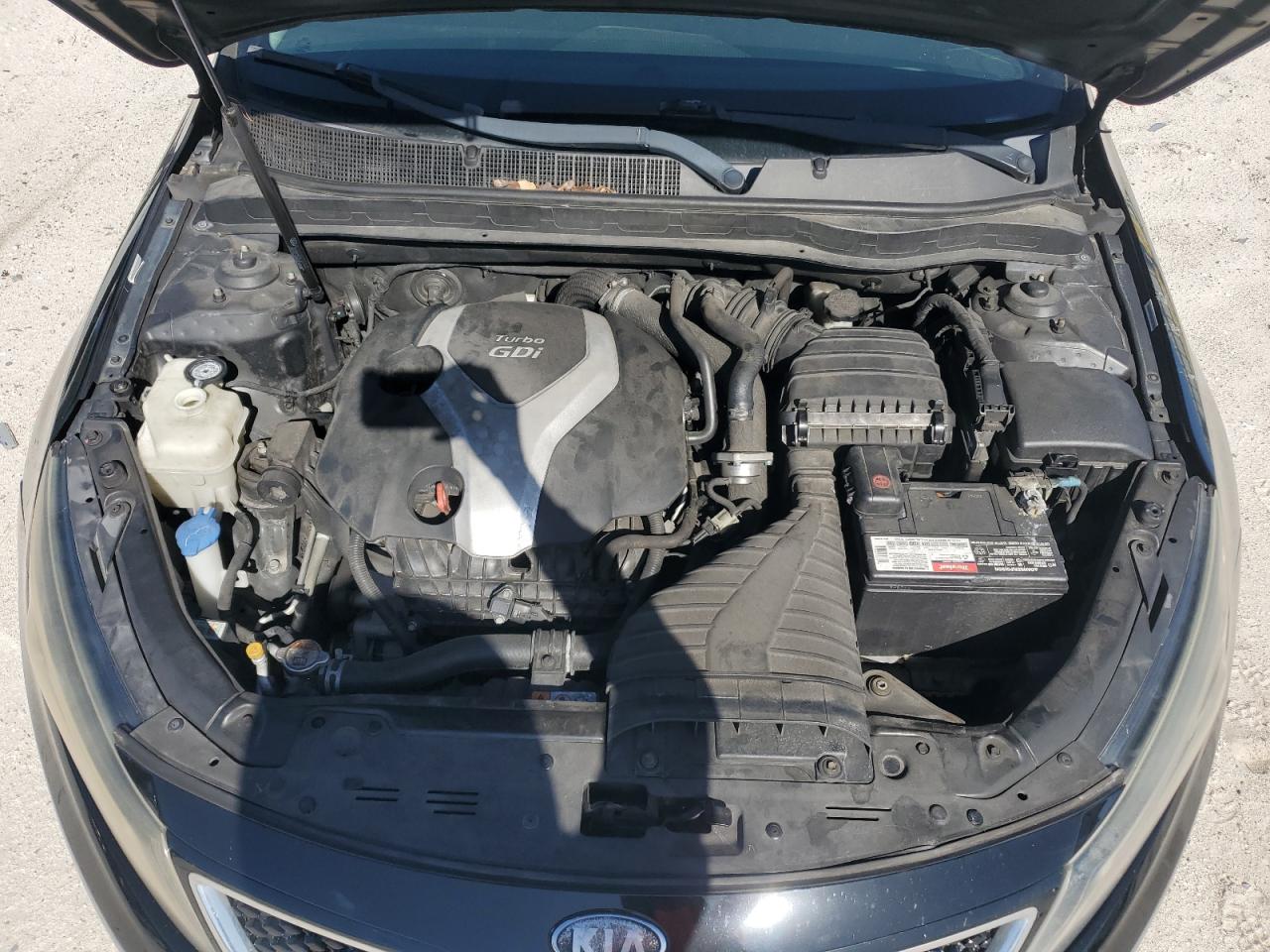 2014 KIA Optima VIN 5XXGR4A66EG329533 Copart auction photo, rear end damage thumbnail 13