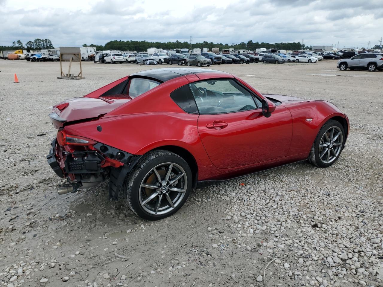 2023 Mazda MX-5 VIN JM1NDAM75P0558086 Copart auction photo, rear end / front end damage thumbnail 3