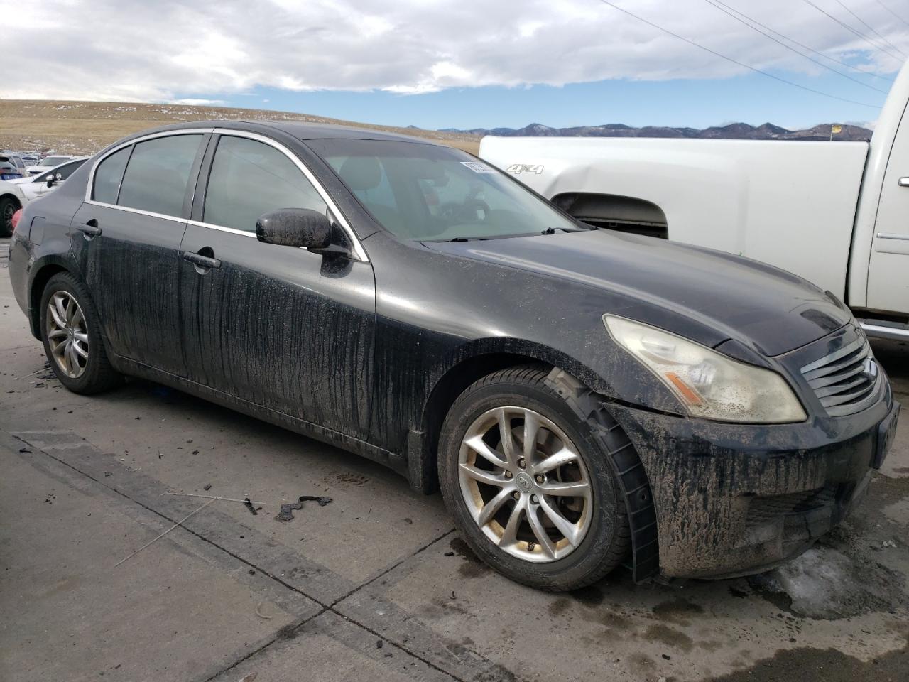 2007 Infiniti G VIN JNKBV61F77M824594 Copart auction photo, side / hail damage thumbnail 4