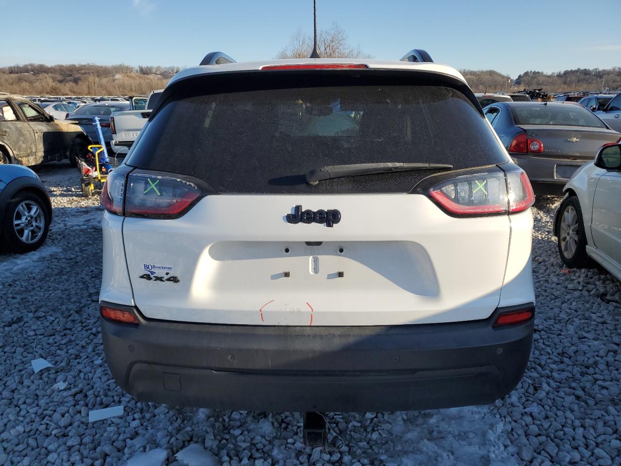 2021 Jeep Grand Cherokee VIN 1C4PJMLB6MD157899 Copart auction photo, hail damage thumbnail 6