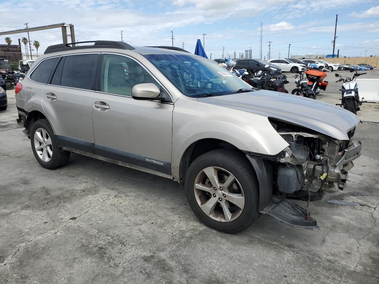 2014 Subaru Outback VIN 4S4BRBLC2E3221648 Copart auction photo, stripped damage thumbnail 4