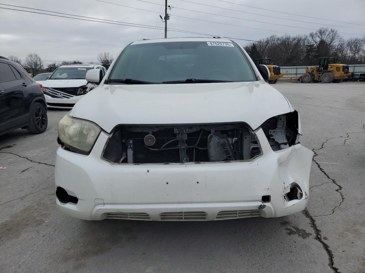 2008 Toyota Highlander VIN JTEEW41A682019912 Copart auction photo, front end damage thumbnail 5