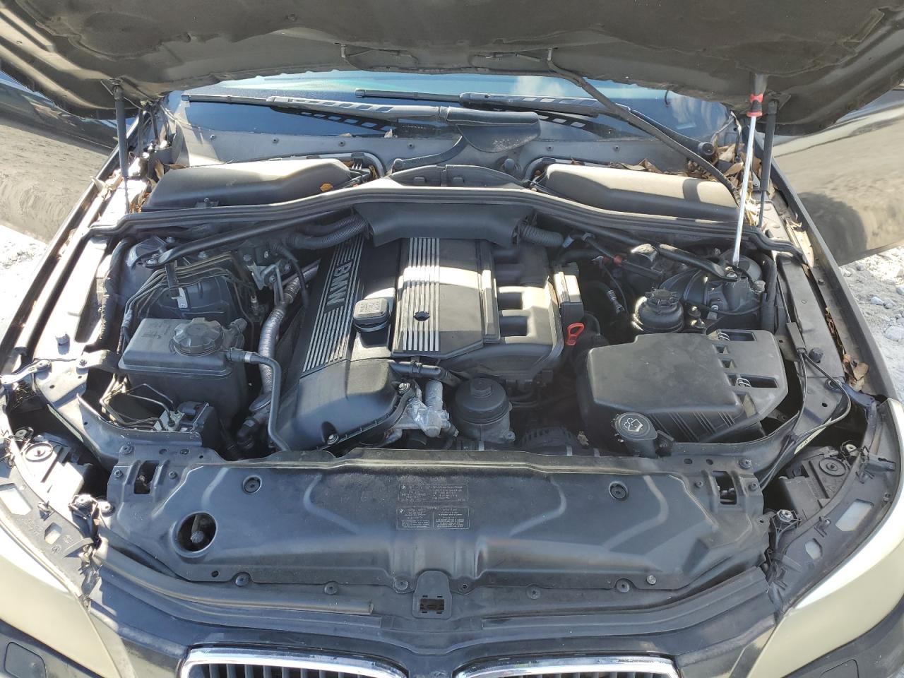 2004 BMW 5er VIN WBANA53534B854138 Copart auction photo, side damage thumbnail 11