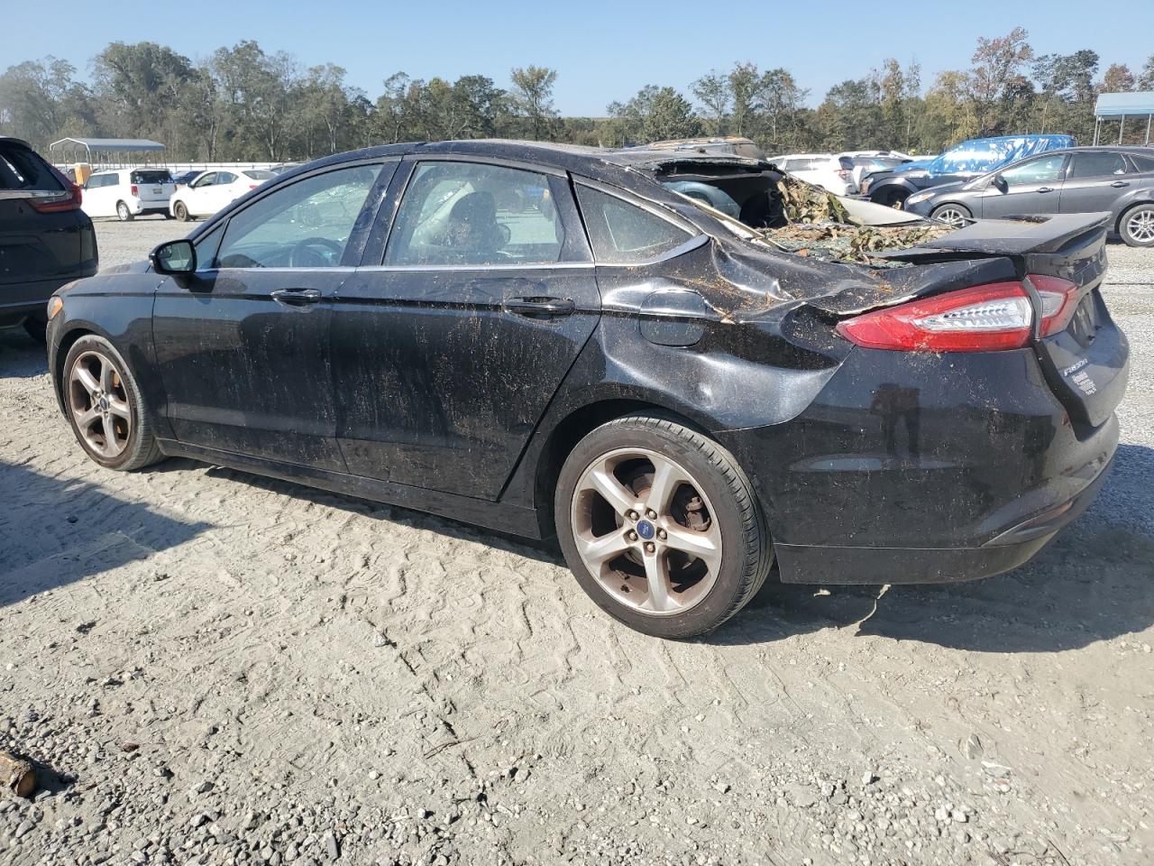 2016 Ford Fusion VIN 3FA6P0H77GR237382 Copart auction photo, top/roof / front end damage thumbnail 2