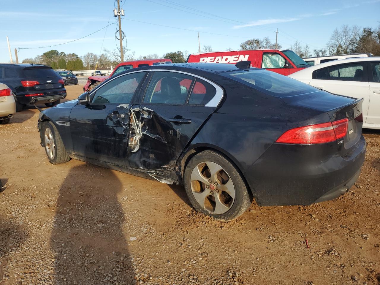 2017 Jaguar XE VIN SAJAR4BG5HA960806 Copart auction photo, front end / side damage thumbnail 2
