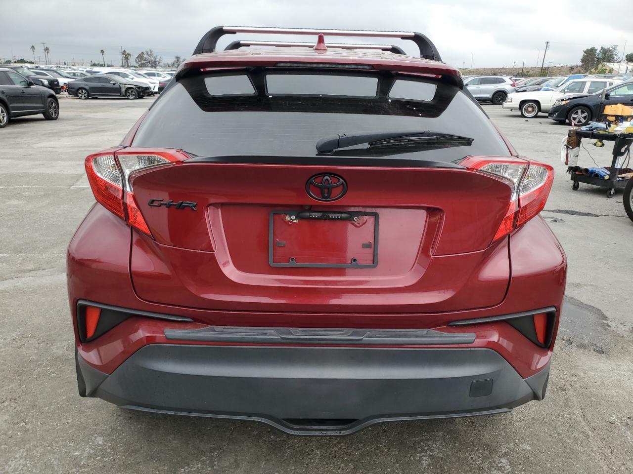 2019 Toyota C-HR VIN JTNKHMBX8K1058479 Copart auction photo, front end damage thumbnail 6