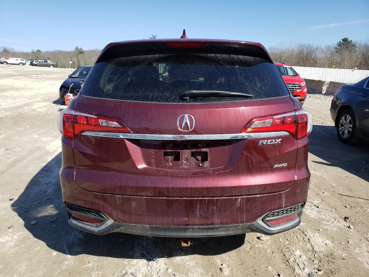 2018 Acura RDX VIN 5J8TB4H70JL007113 Copart auction photo, front end / minor dent/scratches damage thumbnail 6