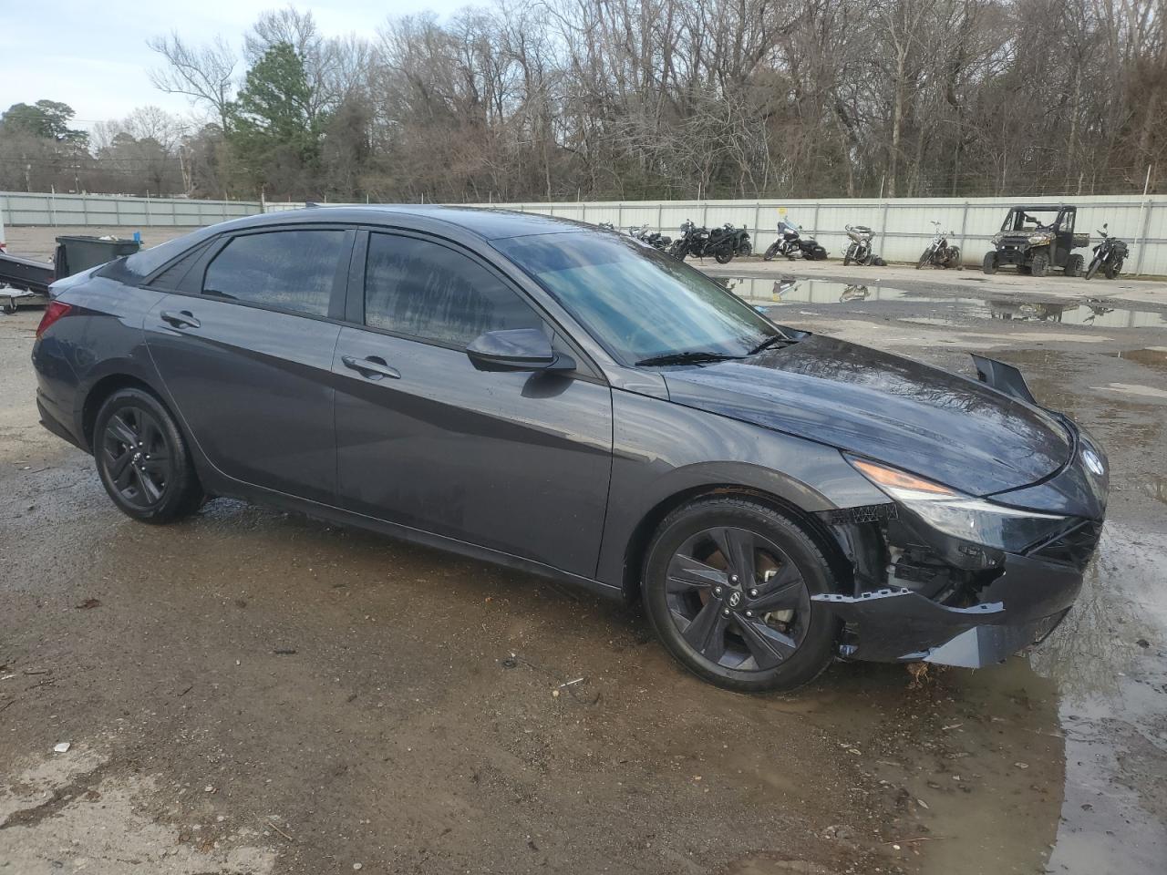 2021 Hyundai Elantra VIN 5NPLM4AG5MH010570 Copart auction photo, front end / minor dent/scratches damage thumbnail 4