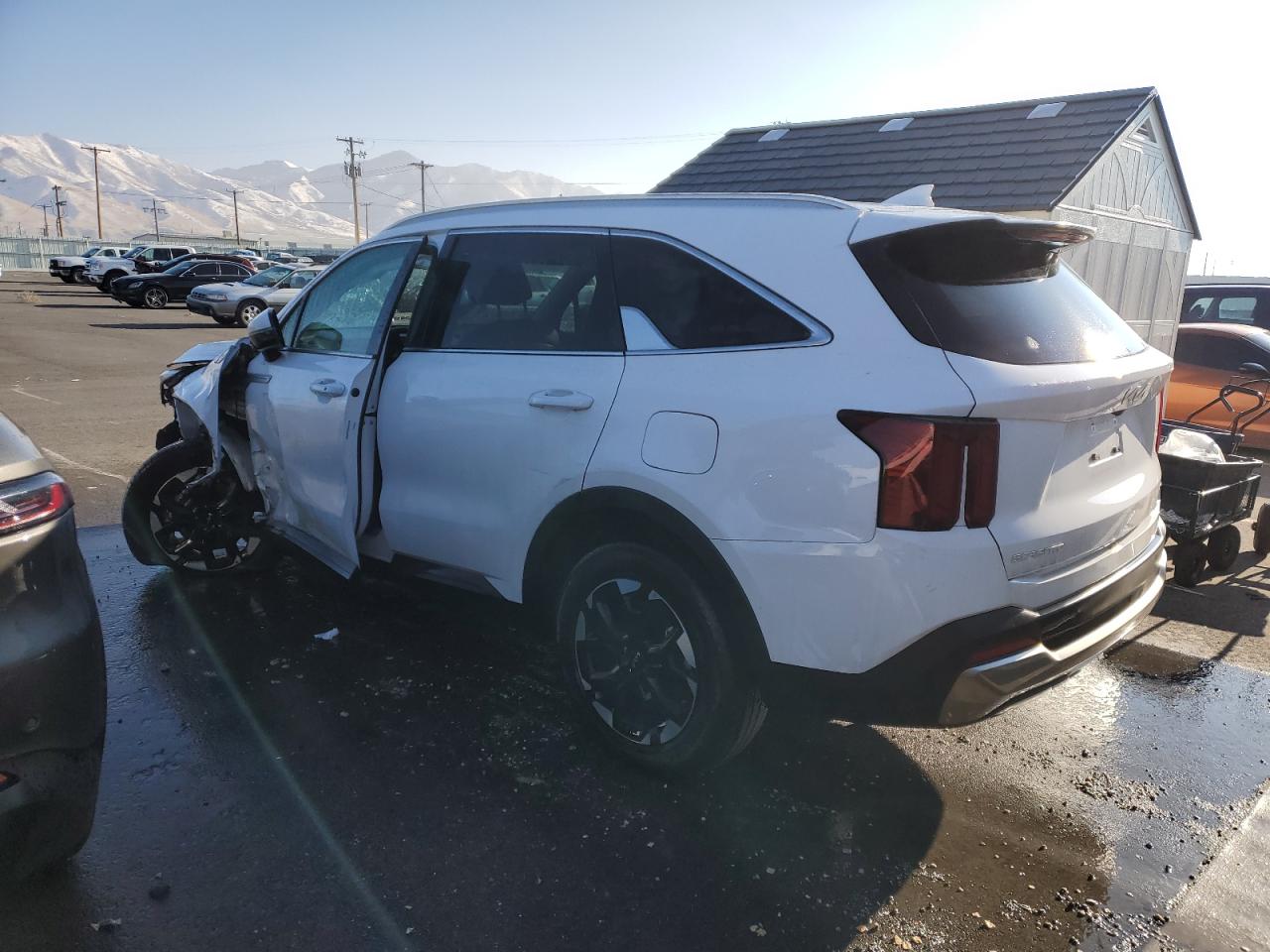 2024 KIA Sorento VIN 5XYRLDJC9RG262332 Copart auction photo, front end damage thumbnail 2
