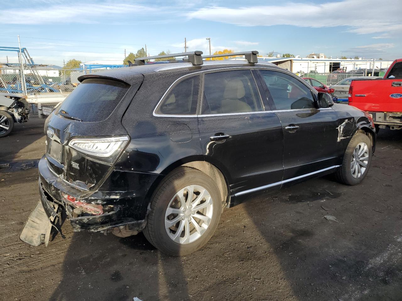 2015 Audi Q5 VIN WA1LFAFPXFA119838 Copart auction photo, rear end / front end damage thumbnail 3