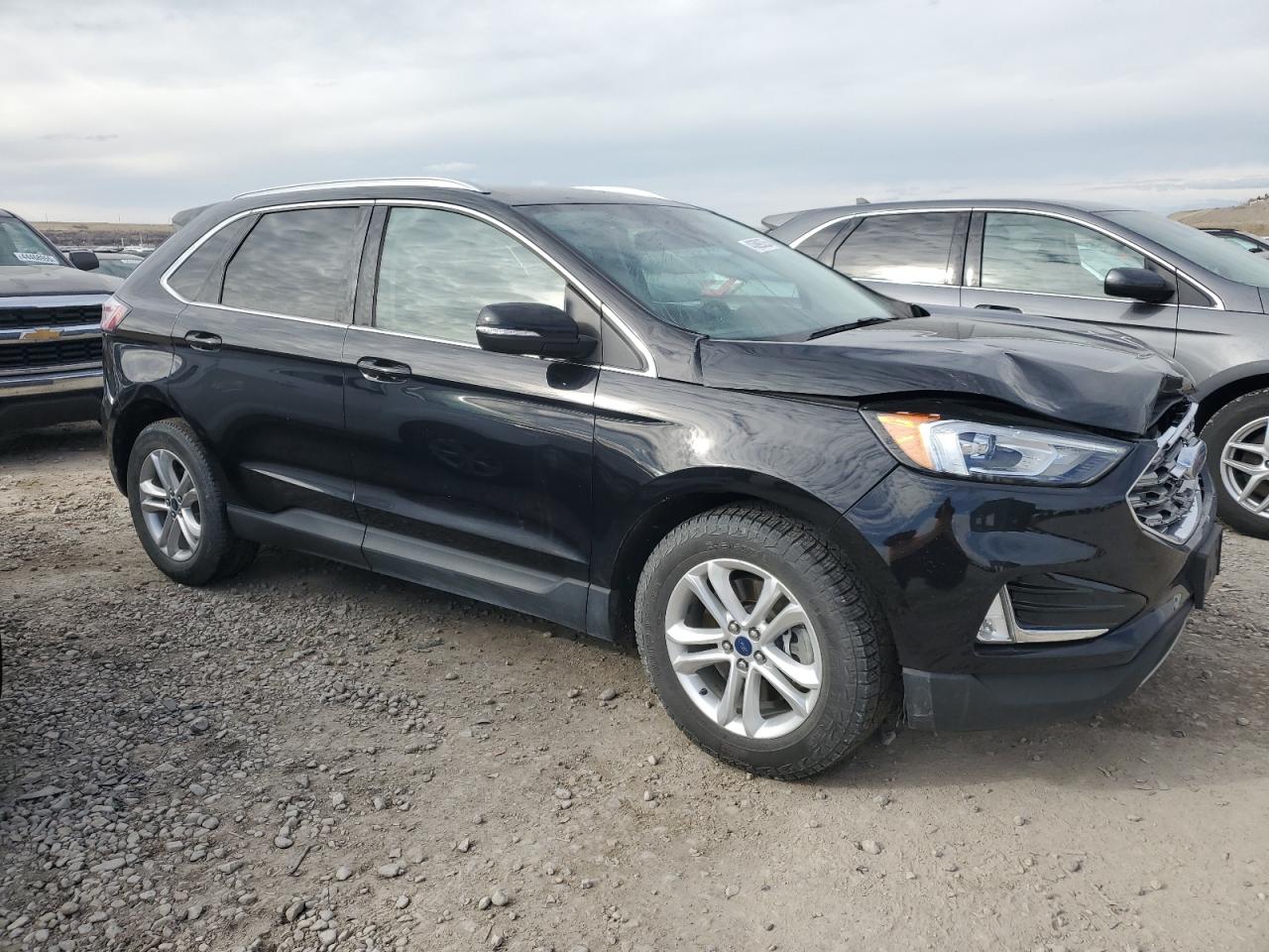 2020 Ford Edge VIN 2FMPKYJ97LBA55332 Copart auction photo, front end damage thumbnail 4