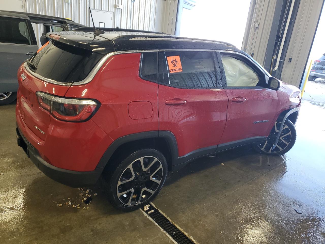 2017 Jeep Compass VIN 3C4NJDCB1HT665544 Copart auction photo, front end damage thumbnail 3