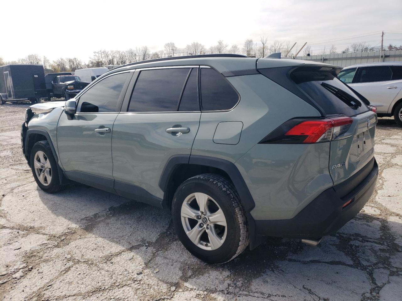 2019 Toyota RAV 4 VIN JTMP1RFV4KD038183 Copart auction photo, front end damage thumbnail 2