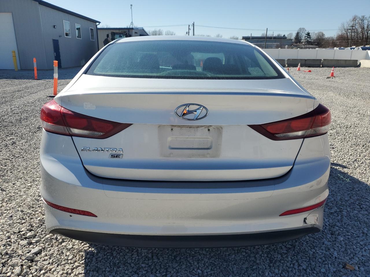 2018 Hyundai Elantra VIN KMHD74LF0JU505465 Copart auction photo, front end / side damage thumbnail 6