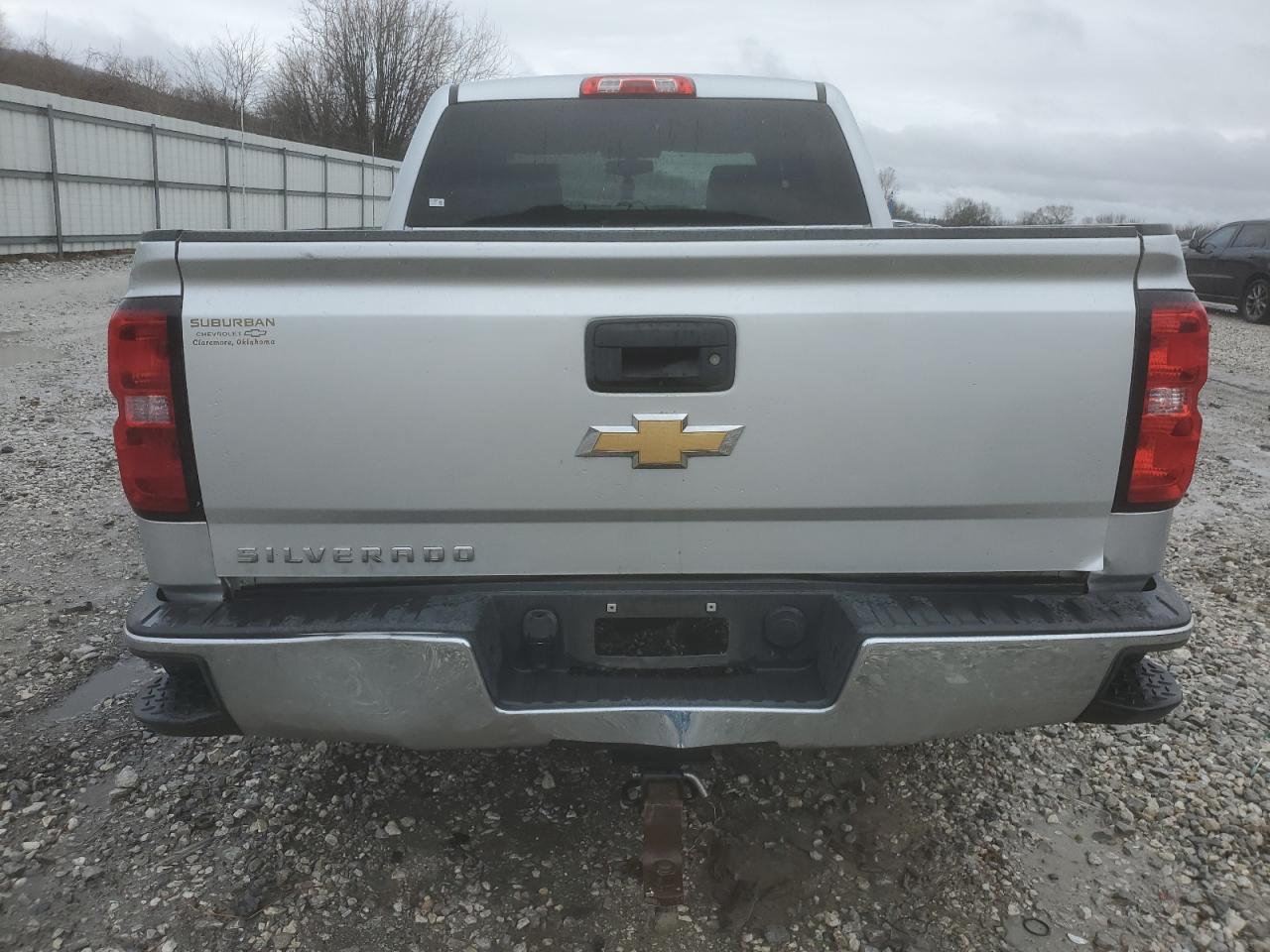 2018 Chevrolet Silverado VIN 3GCUKNEC5JG244753 Copart auction photo, front end / rear end damage thumbnail 6