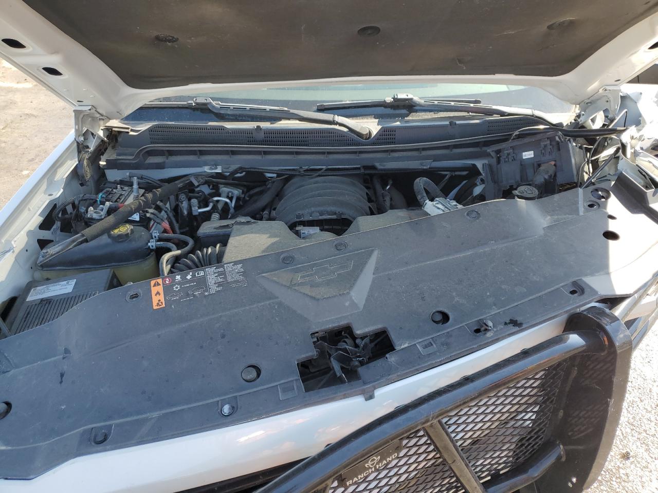2018 Chevrolet Silverado VIN 3GCUKREC0JG596842 Copart auction photo, front end / side damage thumbnail 11