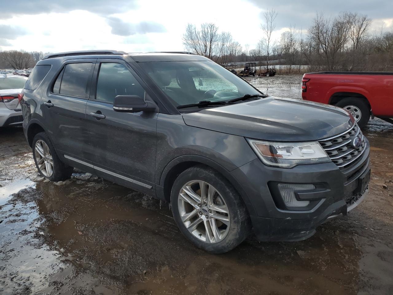 2016 Ford Explorer VIN 1FM5K8D86GGC83631 Copart auction photo, front end damage thumbnail 4