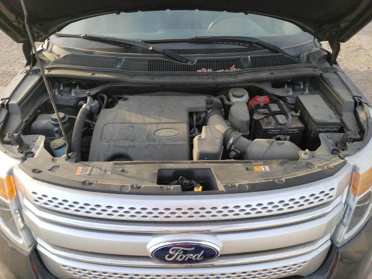 2015 Ford Explorer VIN 1FM5K8D85FGC05260 Copart auction photo, front end / hail damage thumbnail 14