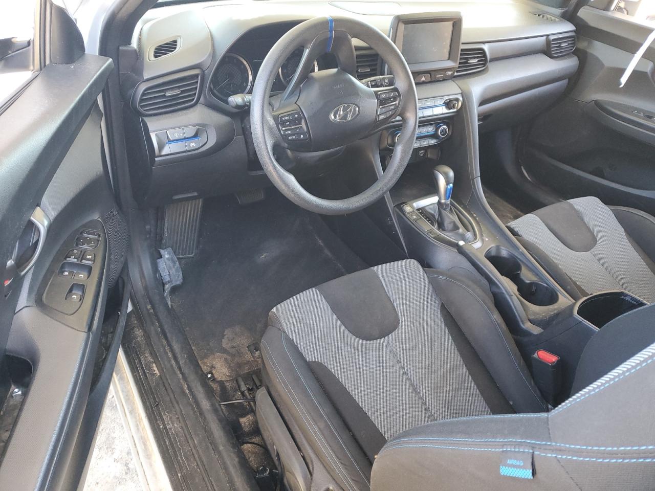 2019 Hyundai Veloster VIN KMHTG6AF7KU017206 Copart auction photo, side damage thumbnail 8