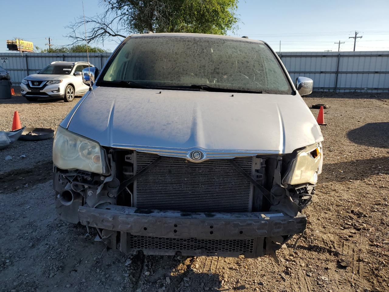 2008 Chrysler Town & Country VIN 2A8HR54P88R602300 Copart auction photo, front end / undercarriage damage thumbnail 5
