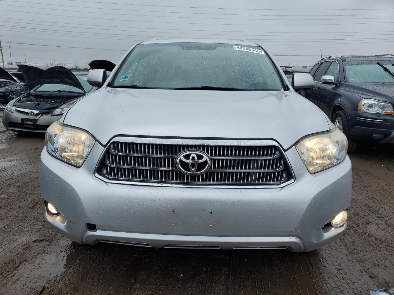 2008 Toyota Highlander VIN JTEEW44A182005220 Copart auction photo, mechanical damage thumbnail 5