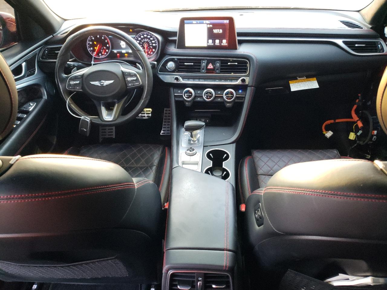 2020 Genesis G70 VIN KMTG34LE0LU048827 Copart auction photo, all over damage thumbnail 8