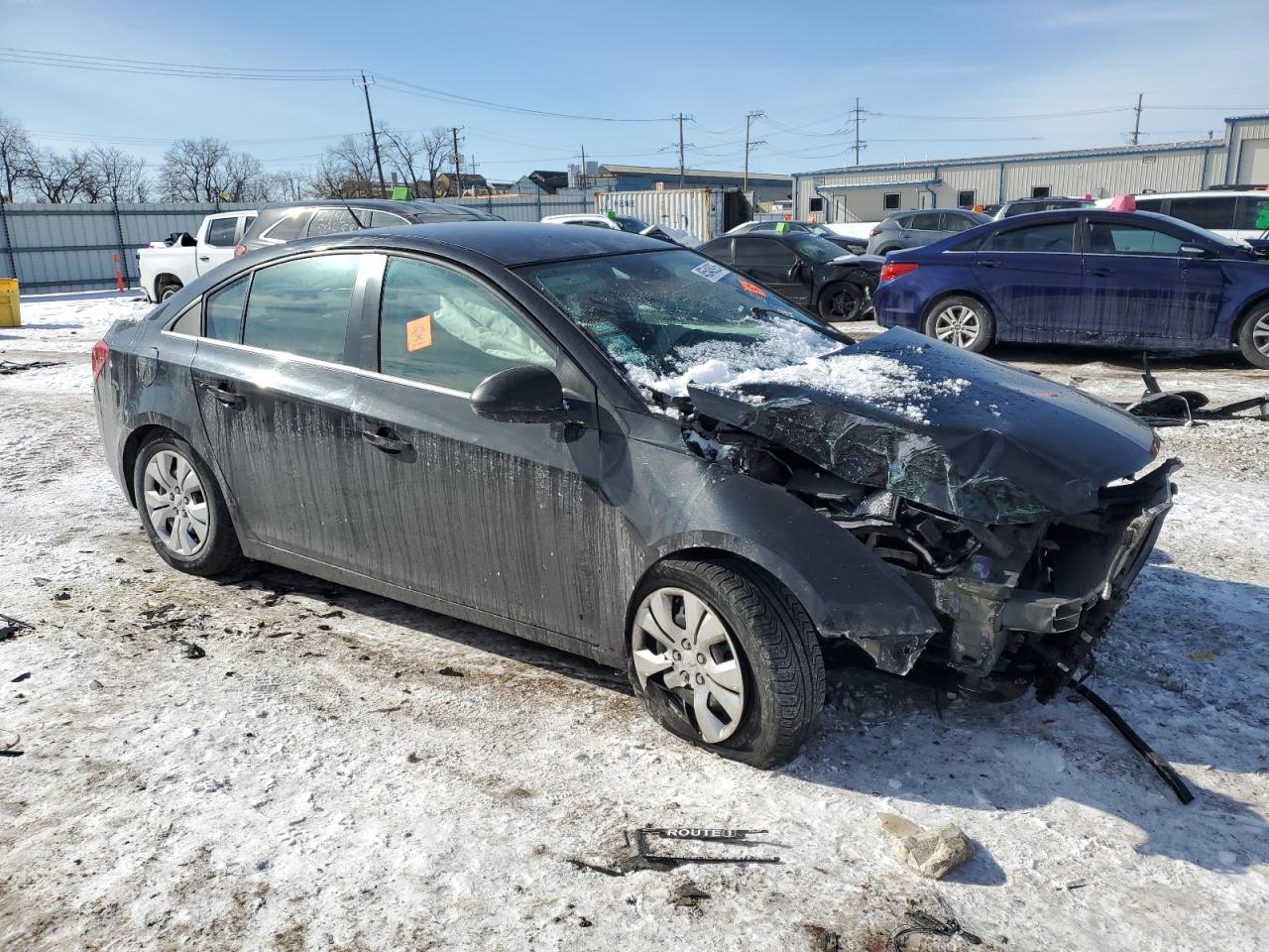 2012 Chevrolet Cruze VIN 1G1PC5SH5C7370001 Copart auction photo, front end damage thumbnail 4