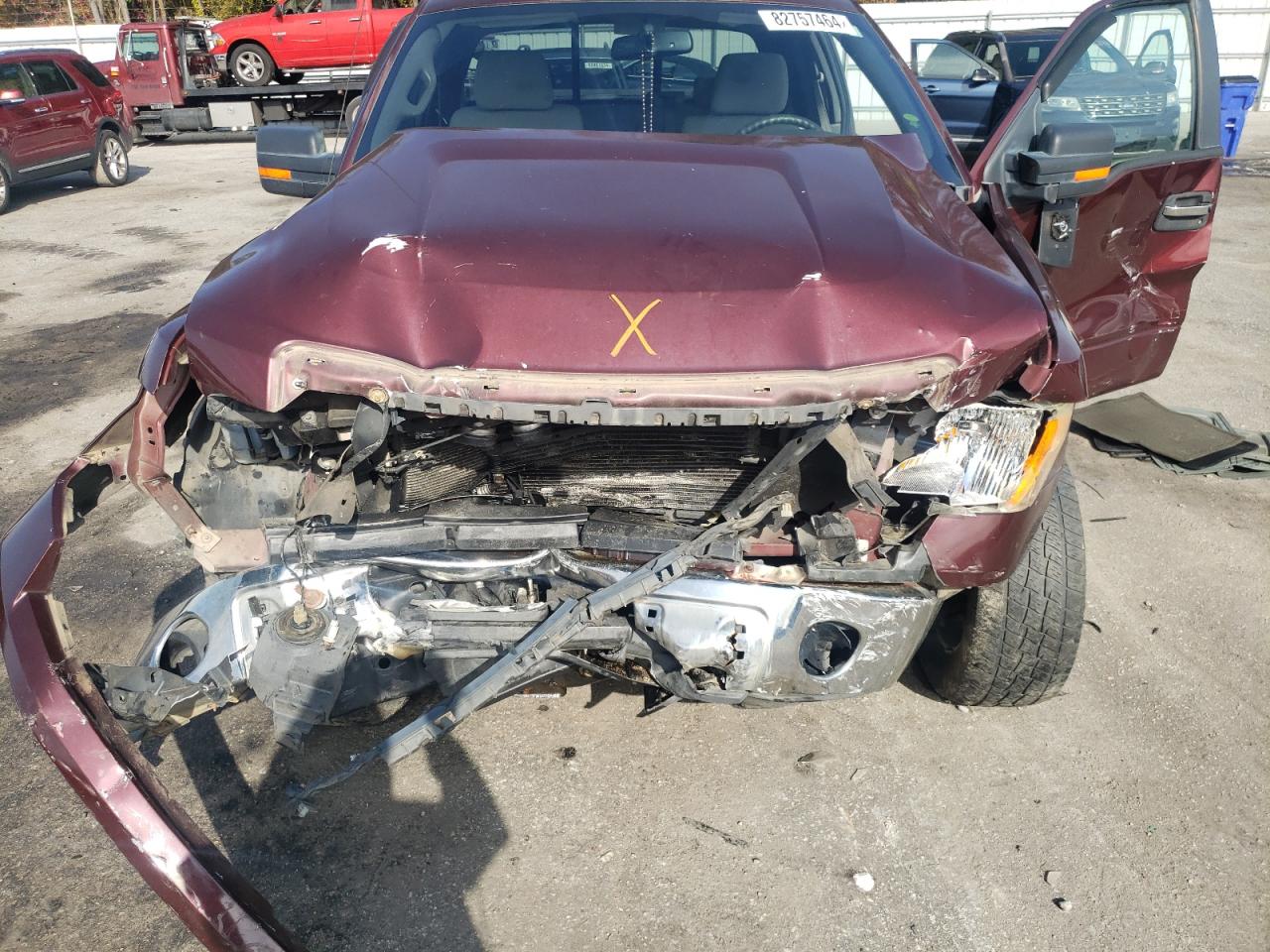 2009 Ford F-150 VIN 1FTRX02V99KA70156 Copart auction photo, front end damage thumbnail 13