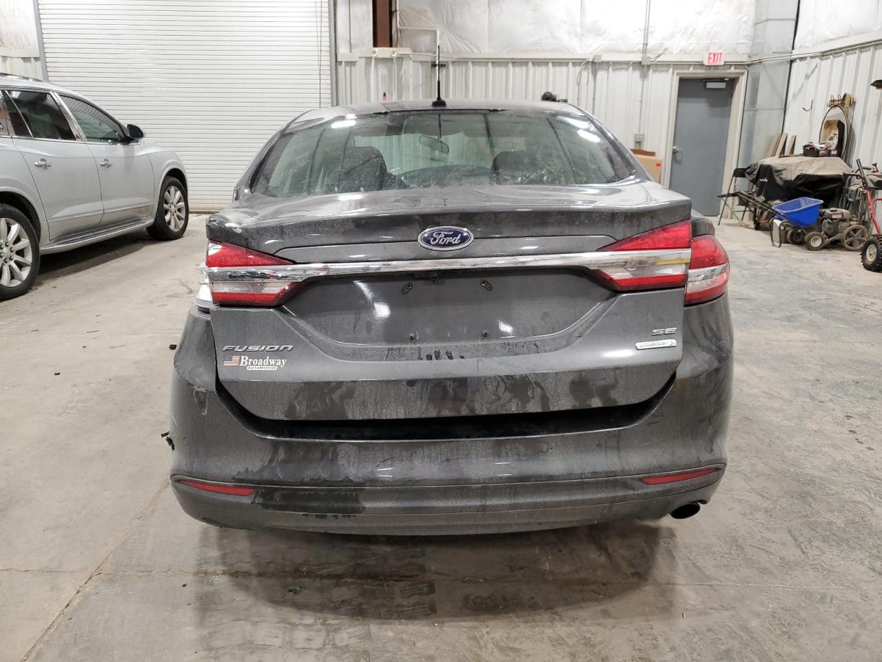 2017 Ford Fusion VIN 3FA6P0HD0HR193829 Copart auction photo, front end / rear end damage thumbnail 6