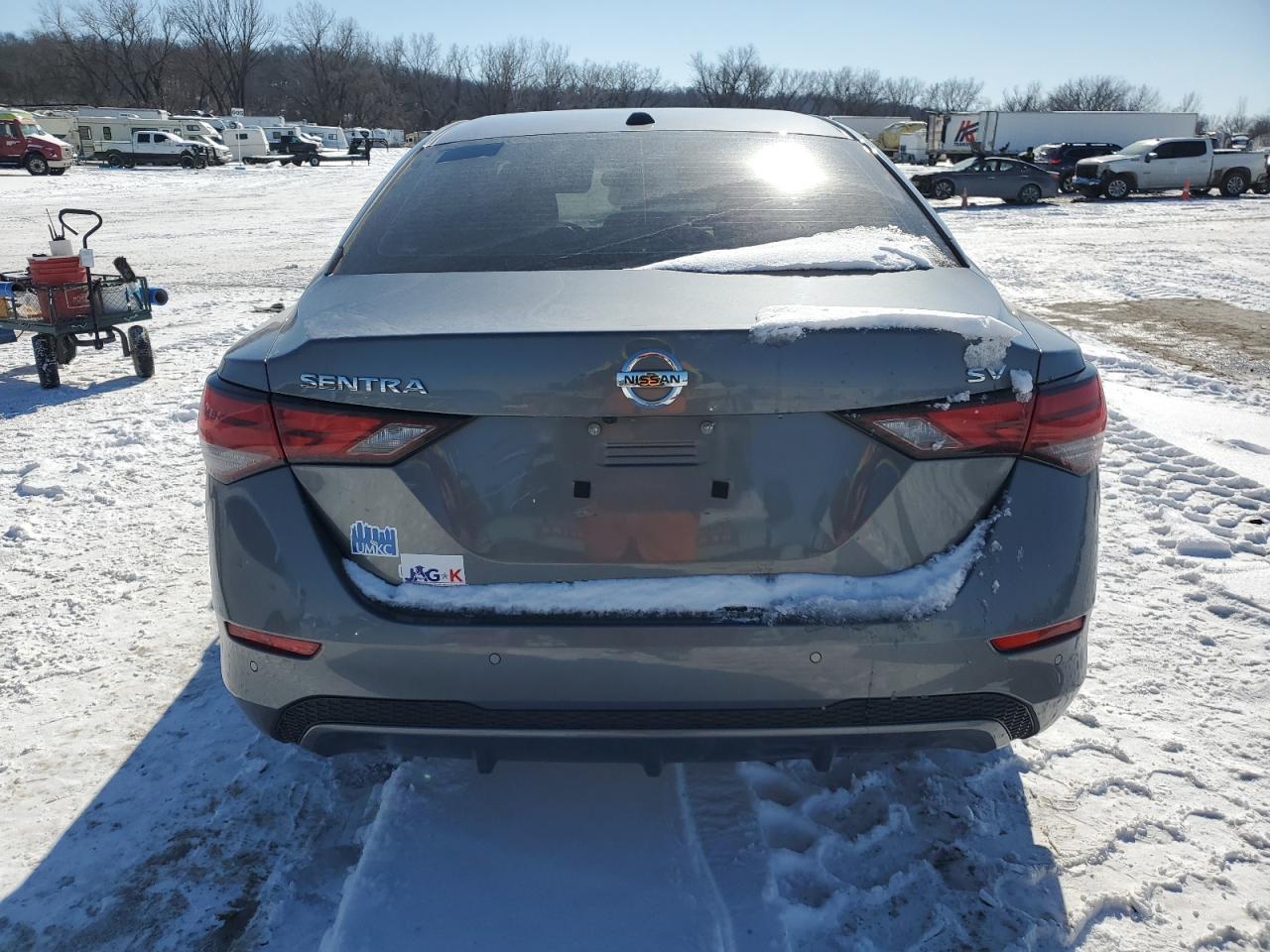 2022 Nissan Sentra VIN 3N1AB8CV5NY207486 Copart auction photo, front end / mechanical damage thumbnail 6