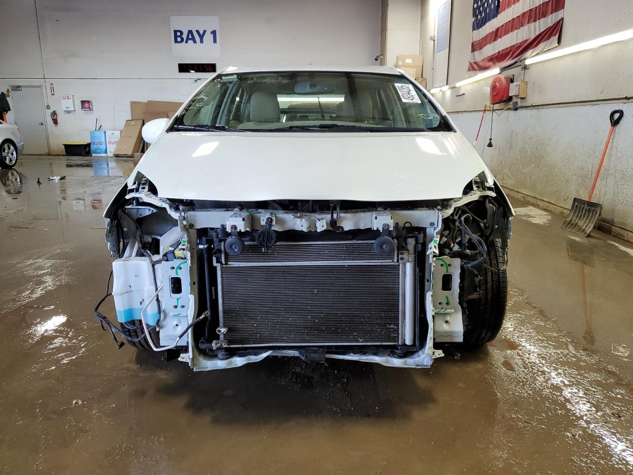 2014 Toyota Prius VIN JTDKN3DU3E0391614 Copart auction photo, front end damage thumbnail 5