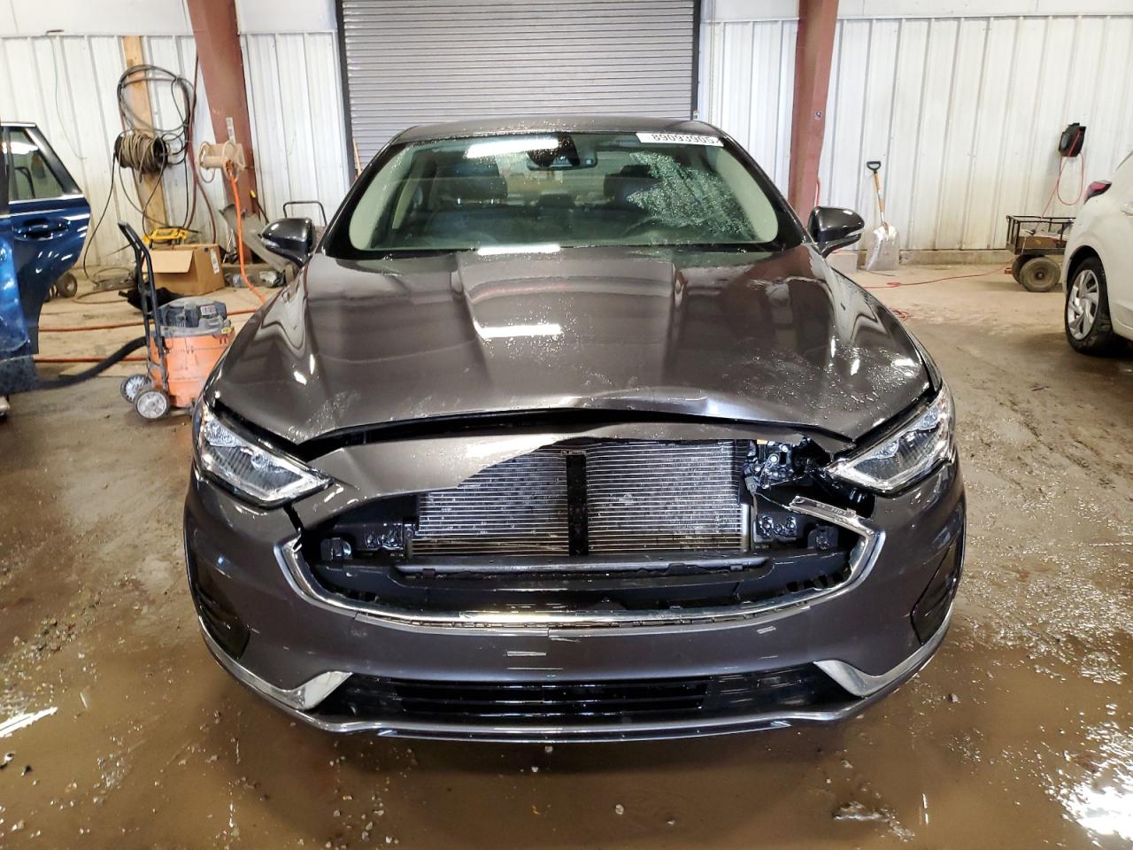 2019 Ford Fusion VIN 3FA6P0CD4KR144566 Copart auction photo, front end damage thumbnail 5