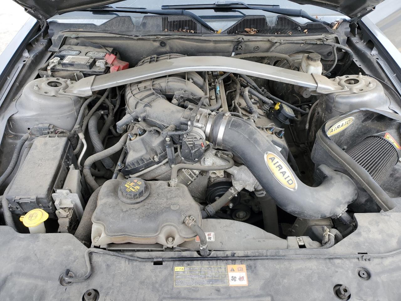 2012 Ford Mustang VIN 1ZVBP8AM9C5271566 Copart auction photo, mechanical / front end damage thumbnail 11