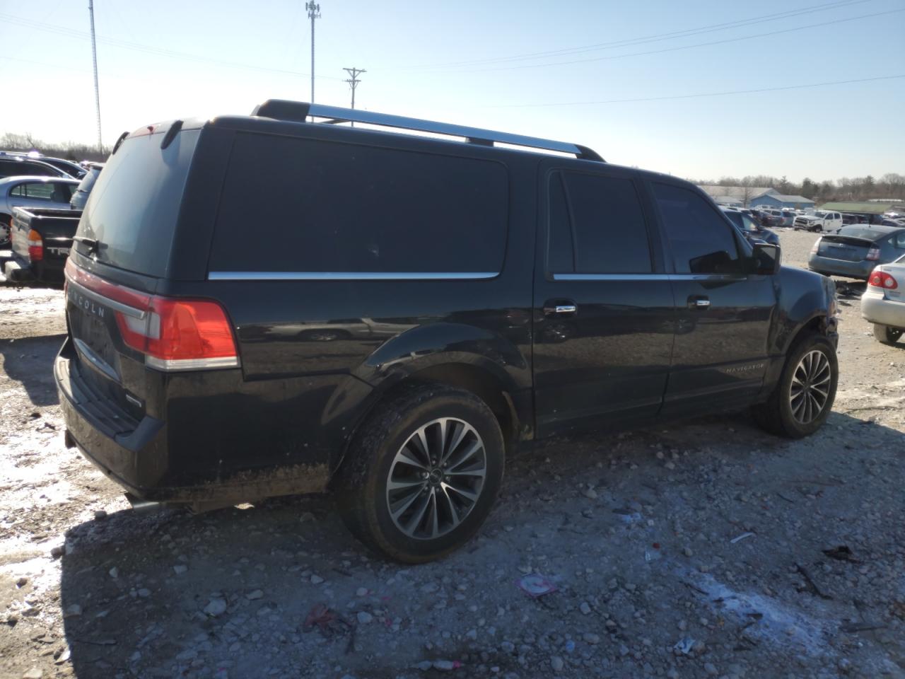 2016 Lincoln Navigator VIN 5LMJJ3LT1GEL03223 Copart auction photo, all over damage thumbnail 3
