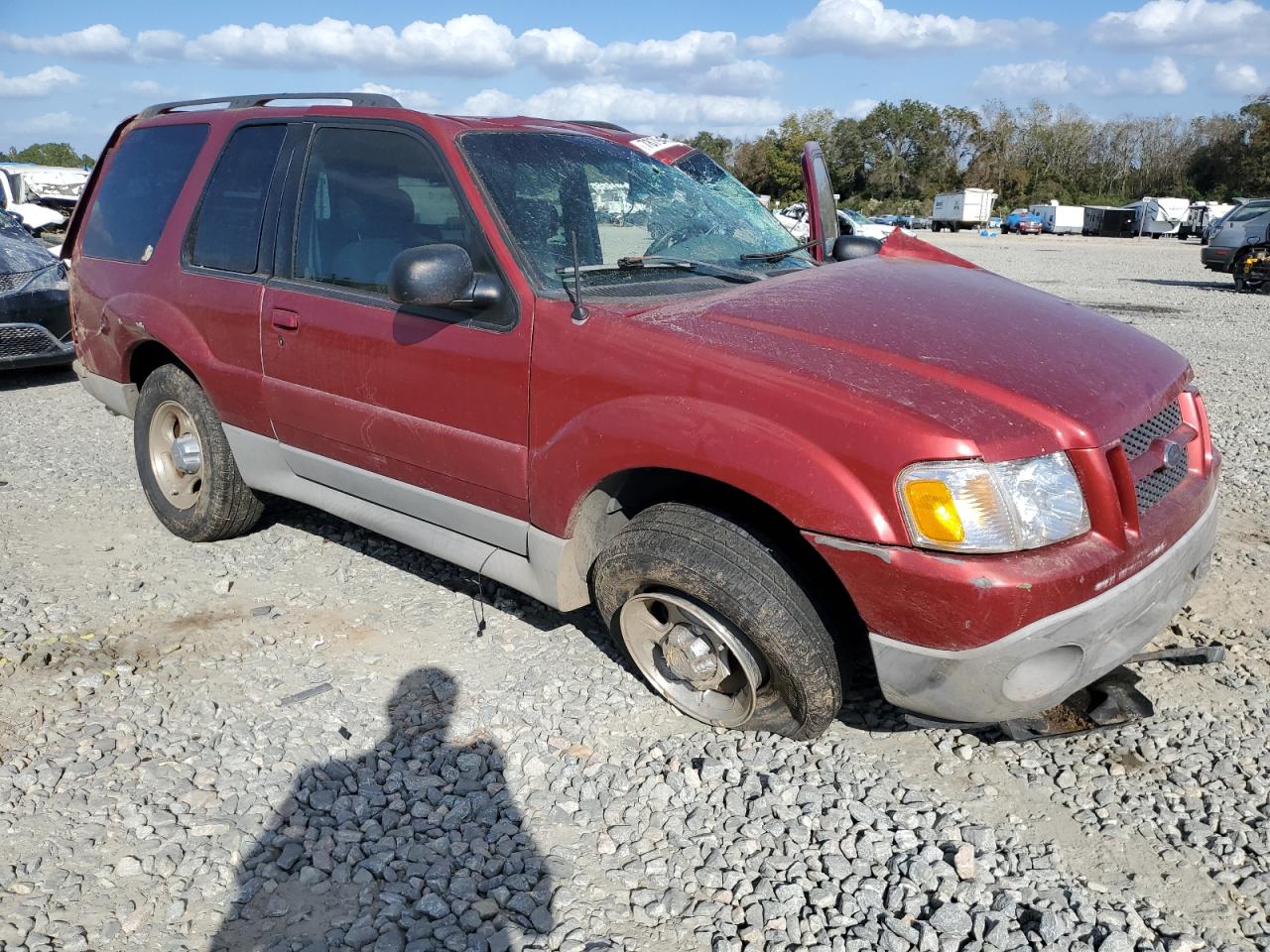 2003 Ford Explorer VIN 1FMZU70EX3UA38795 Copart auction photo, all over damage thumbnail 4