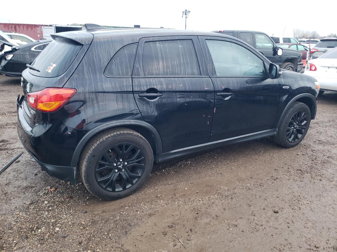 2017 Mitsubishi Outlander VIN JA4AP3AU0HZ036503 Copart auction photo, front end / rear end damage thumbnail 3