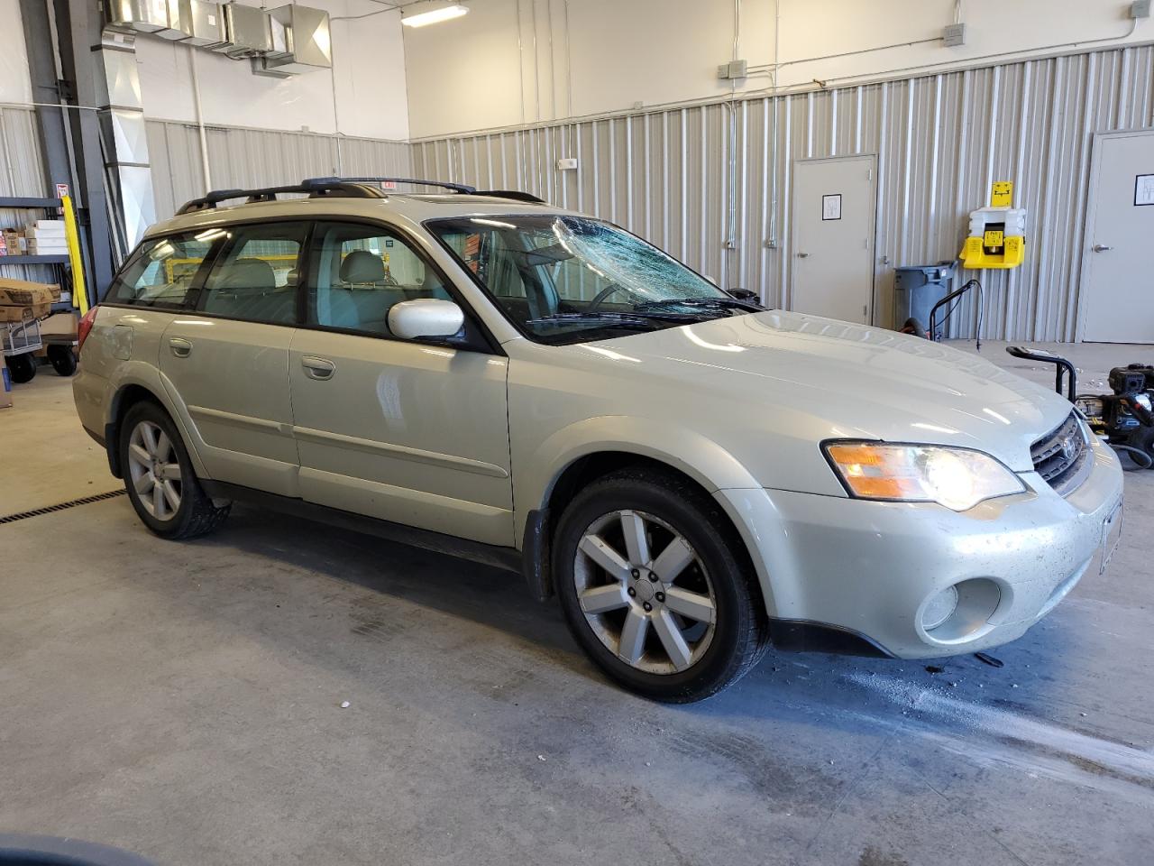 2006 Subaru Legacy VIN 4S4BP62C367306510 Copart auction photo, front end / side damage thumbnail 4