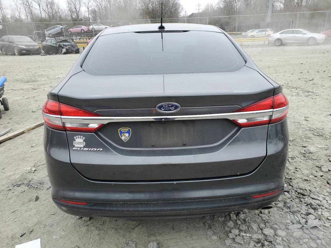 2017 Ford Fusion VIN 3FA6P0G76HR226974 Copart auction photo, undercarriage damage thumbnail 6