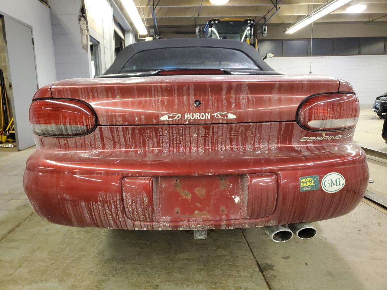 1997 Chrysler Sebring VIN 3C3EL55H1VT595836 Copart auction photo, front end damage thumbnail 6
