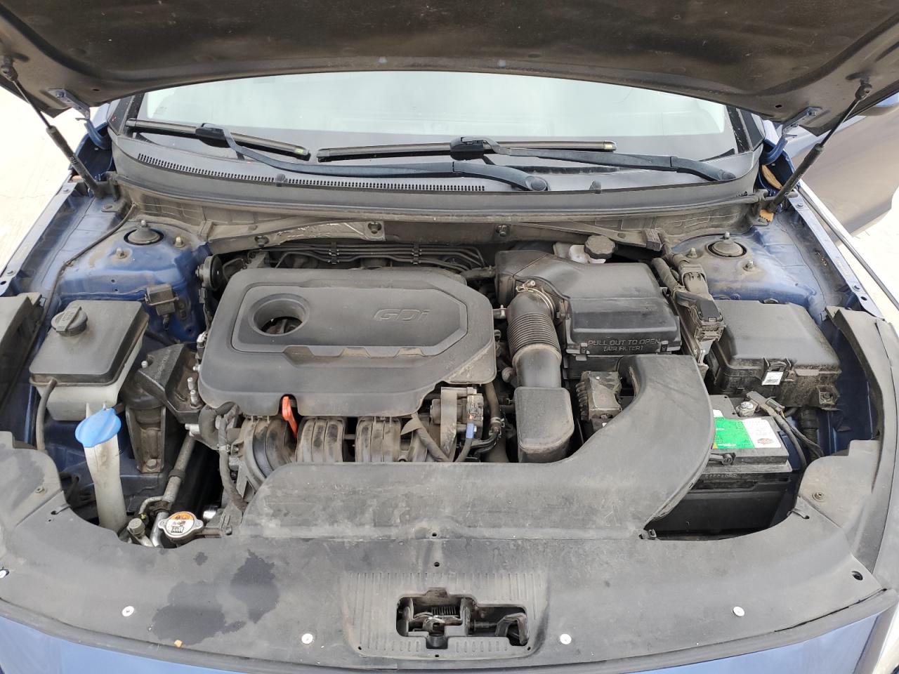 2017 Hyundai Sonata VIN 5NPE24AF7HH508605 Copart auction photo, side / front end damage thumbnail 13