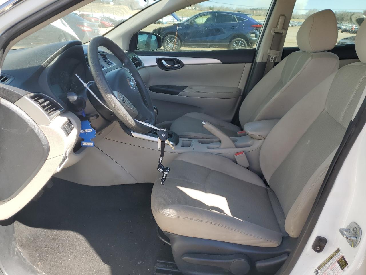 2016 Nissan Sentra VIN 3N1AB7AP1GY256279 Copart auction photo, front end / vandalism damage thumbnail 7